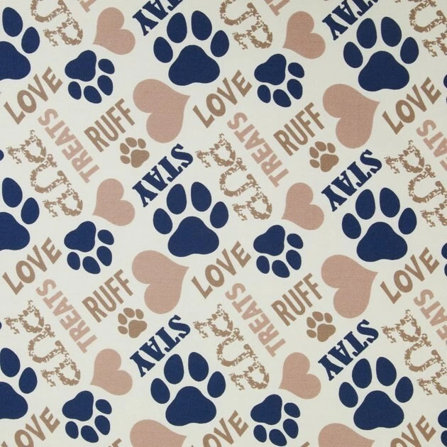 Frisco Velvet Tan & Blue Novelty Paw Print Reversible Orthopedic Dog Crate Mat, 22-in Frisco Micro Terry & Novelty Print Reversible Orthopedic Dog Crate Mat -Frisco Sales 2024 255342 PT3. SY630 V1616087588
