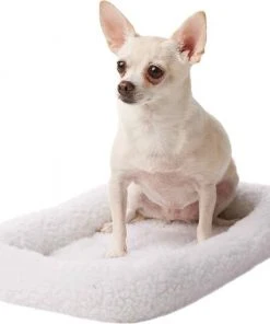 Frisco Fold & Carry Single Door Collapsible Wire Dog Crate & Frisco Quilted Dog Crate Mat, Ivory -Frisco Sales 2024 255487 PT4. SY630 V1604078422