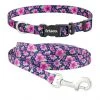 Frisco Midnight Floral Dog Leash & Frisco Midnight Floral Dog Collar -Frisco Sales 2024 255571 MAIN. SY630 V1603545410