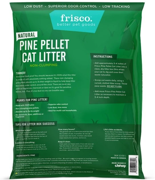 Fresh Step||Frisco Fresh Step Fresh Scent Cat Litter Deodorizing Crystals, 15-oz bottle & Frisco Pine Pellet Unscented Non-Clumping Wood Cat Litter, 40-lb bag 7 Fresh Step||Frisco Fresh Step Fresh Scent Cat Litter Deodorizing Crystals, 15-oz bottle & Frisco Pine Pellet Unscented Non-Clumping Wood Cat Litter, 40-lb bag - Image 5