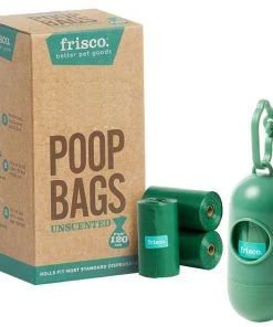 Frisco Refill Dog Poop Bag, 120 count & Frisco Dog Poop Bag & Dispenser, 15 count