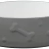 Frisco Bones Non-skid Ceramic Dog & Cat Bowl, Gray 2 Frisco Bones Non-skid Ceramic Dog & Cat Bowl, Gray -Frisco Sales 2024 256063 MAIN. SY630 V1616508740