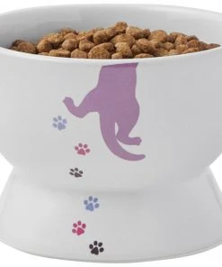 Frisco Cat Print Non-skid Elevated Ceramic Cat Bowl, Short, 1.0 Cup 13 Frisco Cat Print Non-skid Elevated Ceramic Cat Bowl, Short, 1.0 Cup -Frisco Sales 2024 256096 PT5. SY630 V1616522496