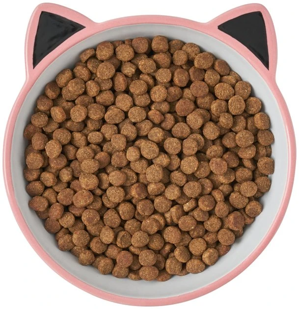 Frisco Cat Face Non-skid Ceramic Cat Bowl, Pink, 1.12 Cups 7 Frisco Cat Face Non-skid Ceramic Cat Bowl, Pink, 1.12 Cups - Image 5