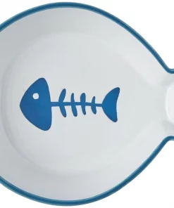 Frisco Fish Shaped Non-skid Ceramic Cat Bowl, 1.37 Cups -Frisco Sales 2024 256111 PT4. SY630 V1616522607