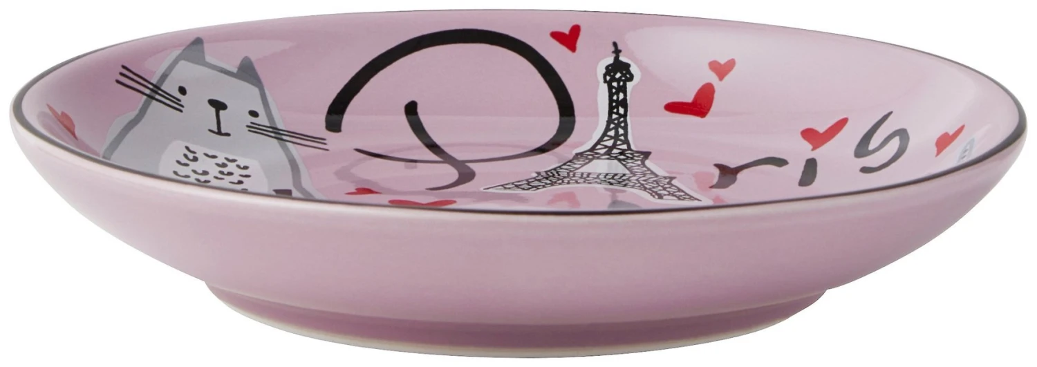 Frisco Paris Non-skid Ceramic Cat Dish, 0.62 Cup 4 Frisco Paris Non-skid Ceramic Cat Dish, 0.62 Cup - Image 2
