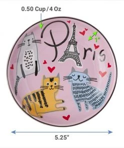Frisco Paris Non-skid Ceramic Cat Dish, 0.62 Cup 11 Frisco Paris Non-skid Ceramic Cat Dish, 0.62 Cup -Frisco Sales 2024 256115 PT2. SY630 V1618494725
