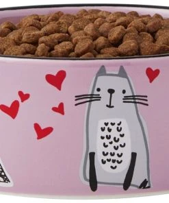 Frisco Paris Non-skid Ceramic Cat Dish, 1.62 Cup -Frisco Sales 2024 256117 PT3. SY630 V1615311168