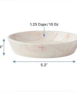 Frisco Marble Design Non-skid Ceramic Cat Bowl, 1.25 Cups -Frisco Sales 2024 256125 PT2. SY630 V1616697450
