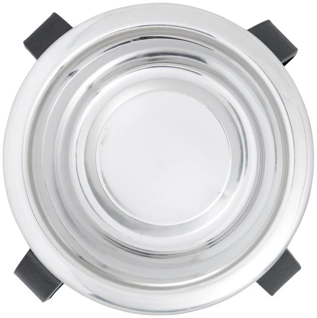 Frisco Black Iron Holder Non-Skid Stainless Steel Dog & Cat Bowl, 2-Cup Frisco Iron Stand Dog & Cat Single Bowl Diner -Frisco Sales 2024 257150 PT3. SY630 V1615312671