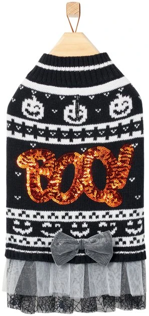 Frisco "Boo!" Dog & Cat Sweater Dress 6 Frisco "Boo!" Dog & Cat Sweater Dress - Image 4