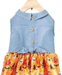 Frisco Chambray Halloween Dog & Cat Dress