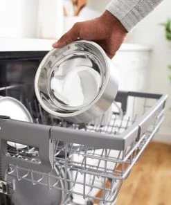 Frisco Insulated Non-Skid Flair Stainless Steel Dog & Cat Bowl, Stainless Steel -Frisco Sales 2024 261753 PT6. SY630 V1623937476