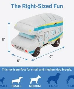 Frisco Road Trip Camper Van Plush Squeaky Dog Toy -Frisco Sales 2024 261984 PT1. SY630 V1623698256