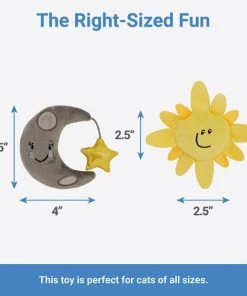 Frisco Road Trip Sun & Moon Plush Cat Toy with Catnip, 2 count -Frisco Sales 2024 262026 PT1. SY630 V1623698250