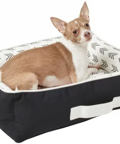 Frisco Indoor/Outdoor Modern Cuddler Bolster Cat & Dog Bed
