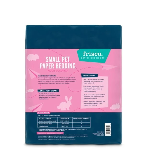 Frisco Small Pet Bedding, Multi-Colored, 56-L 4 Frisco Small Pet Bedding, Multi-Colored, 56-L - Image 2