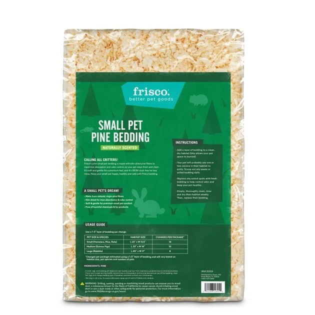 Frisco Pine Shaving Small Pet Bedding, 141-L 4 Frisco Pine Shaving Small Pet Bedding, 141-L - Image 2