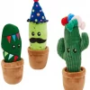 Frisco Birthday Cactus Plush Squeaky Dog Toy, 3 count -Frisco Sales 2024 264426 MAIN. SY630 V1618924013