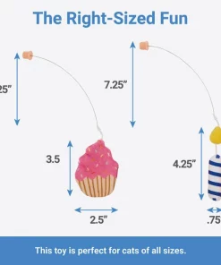 Frisco Birthday Cat Tracks Cat Toy -Frisco Sales 2024 264460 PT2. SY630 V1623698250
