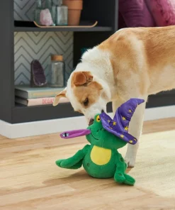 Frisco Magic Wizard Frog Plush Squeaky Dog Toy -Frisco Sales 2024 265588 PT3. SY630 V1620939075