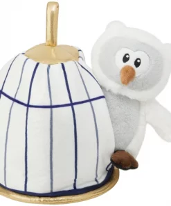 Frisco Magic Owl & Cage 2-in-1 Plush Squeaky Dog Toy