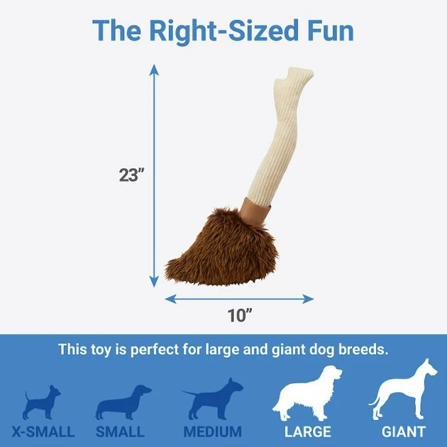 Frisco Magic Broom Plush Squeaky Dog Toy 4 Frisco Magic Broom Plush Squeaky Dog Toy - Image 2