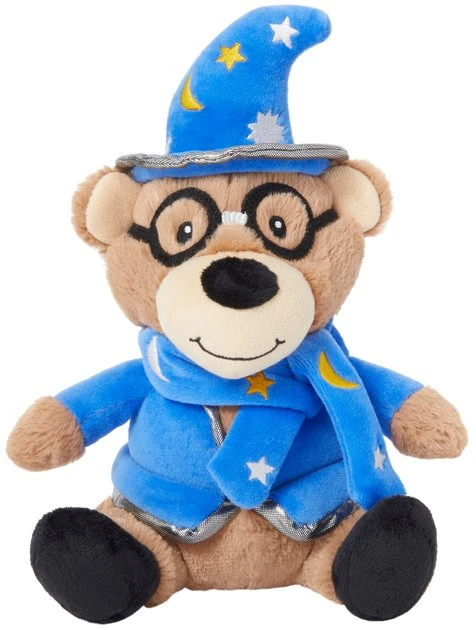 Frisco Magic Wizard Bear Plush Squeaky Dog Toy 3 Frisco Magic Wizard Bear Plush Squeaky Dog Toy