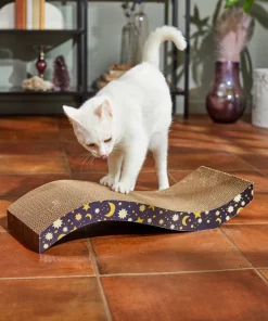 Frisco Magic Moon & Stars Wave Scratcher Cat Toy with Catnip -Frisco Sales 2024 265622 PT3. SY630 V1620939152