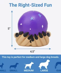 Frisco Magic Fortune Teller's Crystal Ball Latex Squeaky Dog Toy -Frisco Sales 2024 265634 PT1. SY630 V1623351758