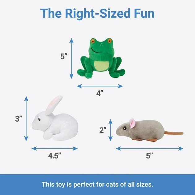 Frisco Magic Familiars Plush Cat Toy with Catnip, 3 count 4 Frisco Magic Familiars Plush Cat Toy with Catnip, 3 count - Image 2