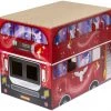 Frisco Magic Bus Cardboard Cat House, 2-Story