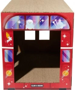 Frisco Magic Bus Cardboard Cat House, 2-Story -Frisco Sales 2024 266701 PT2. SY630 V1621535893