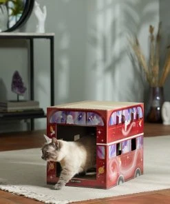 Frisco Magic Bus Cardboard Cat House, 2-Story -Frisco Sales 2024 266701 PT3. SY630 V1621535857