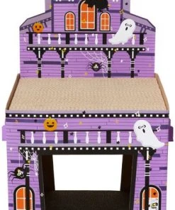 Frisco Halloween Mansion Cardboard Cat House, 2-Story -Frisco Sales 2024 266705 PT2. SY630 V1621535885
