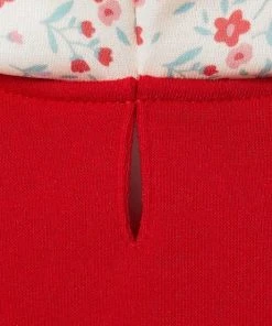 Frisco Floral Accent Dog & Cat Hoodie, Red -Frisco Sales 2024 268042 PT5. SY630 V1637720200