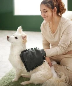 Frisco Microfiber Grooming Glove, Gray -Frisco Sales 2024 269027 PT4. SY630 V1624553016