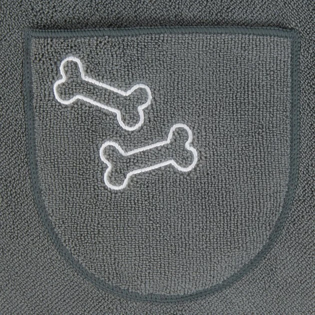 Frisco Embroidered Pawprint Microfiber Dog Bath Cape Towel 7 Frisco Embroidered Pawprint Microfiber Dog Bath Cape Towel - Image 5