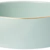 Frisco Modern Gold Rim Ceramic Dog & Cat Bowl