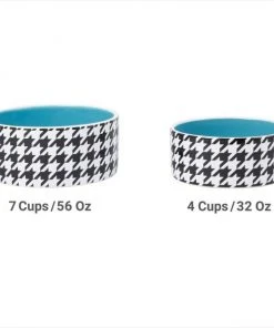 Frisco Houndstooth Non-skid Ceramic Dog Bowl -Frisco Sales 2024 270200 PT5. SY630 V1620913212