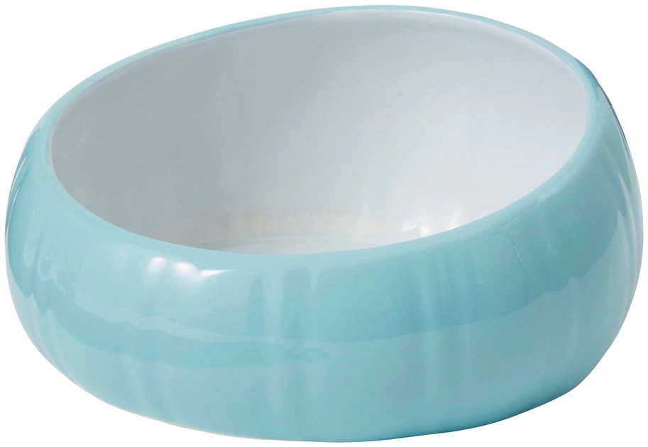 Frisco Slanted Ceramic Dog Bowl, Blue, 4.5 Cups 3 Frisco Slanted Ceramic Dog Bowl, Blue, 4.5 Cups