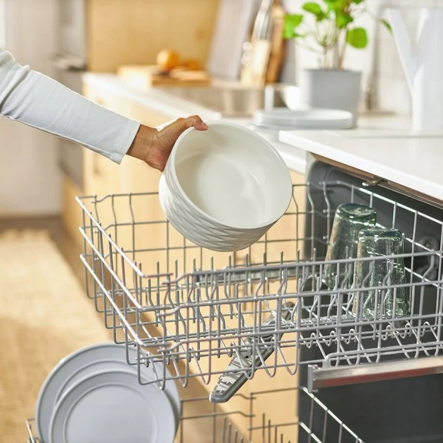 Frisco Geometric Non-skid Ceramic Dog Bowl 8 Frisco Geometric Non-skid Ceramic Dog Bowl - Image 6