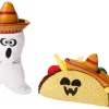 Frisco Halloween Fiesta Ghost & Taco Plush Cat Toy with Catnip, 2 count -Frisco Sales 2024 270319 MAIN. SY630 V1621949321