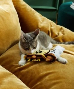 Frisco Halloween Fiesta Ghost & Taco Plush Cat Toy with Catnip, 2 count -Frisco Sales 2024 270319 PT3. SY630 V1624824867