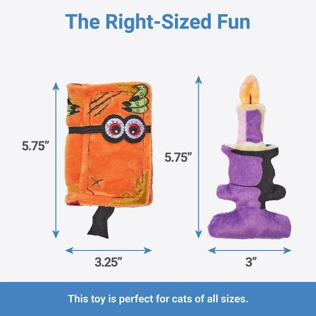 Frisco Halloween Monster Book & Candle Plush Cat Toy with Catnip, 2 count Frisco Halloween Monster Book & Candle Plush Cat Toy with Catnip, 2 count -Frisco Sales 2024 270321 PT1. SY630 V1626284178