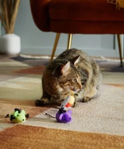 Frisco Halloween Mice Plush Cat Toy with Catnip, 3 count -Frisco Sales 2024 270333 PT3. SY630 V1624817691