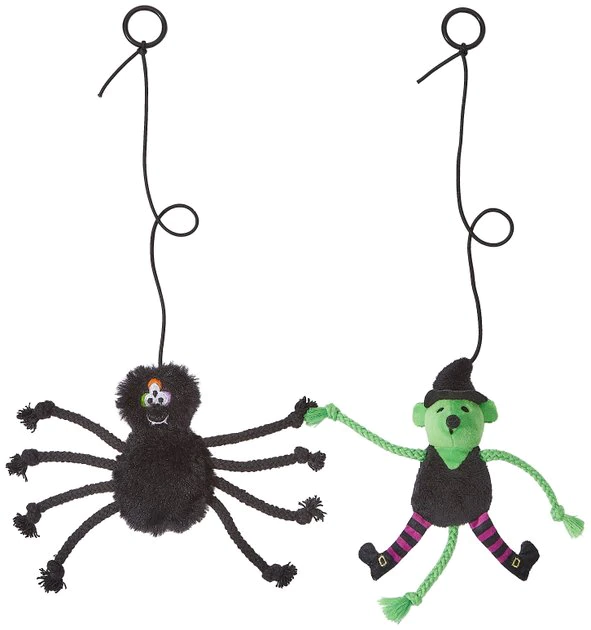 Frisco Witch & Spider Bouncy Cat Toy with Catnip, 2 count 3 Frisco Witch & Spider Bouncy Cat Toy with Catnip, 2 count
