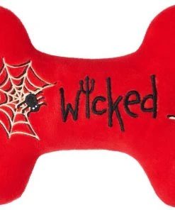 Frisco Wicked Cute Bone Reversible Plush Squeaky Dog Toy -Frisco Sales 2024 270357 PT2. SY630 V1624072352
