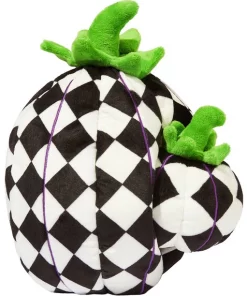 Frisco Halloween Fancy Pumpkin 2-in-1 Plush Squeaky Dog Toy