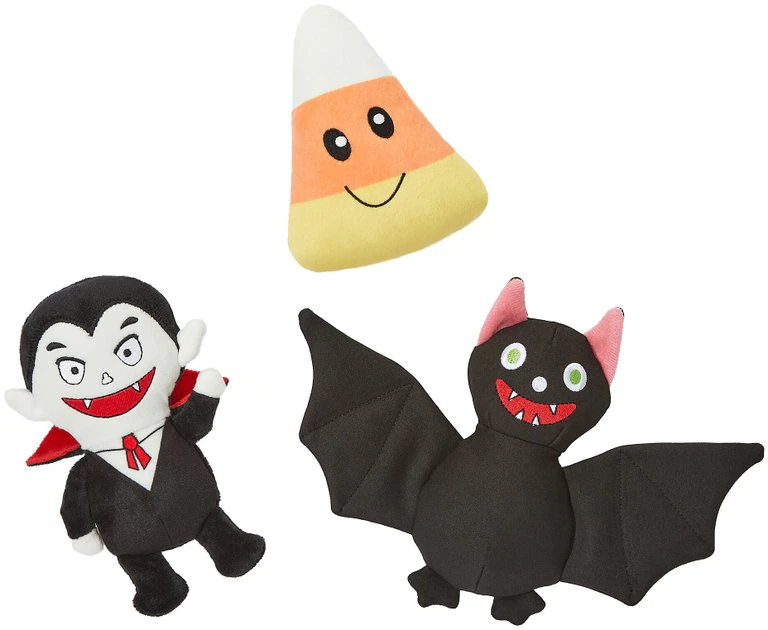 Frisco Halloween Haunted Friends Plush Squeaky Dog Toy, 3 count Frisco Halloween Haunted Friends Plush Squeaky Dog Toy, 3 count -Frisco Sales 2024 270363 MAIN. SY630 V1624071181